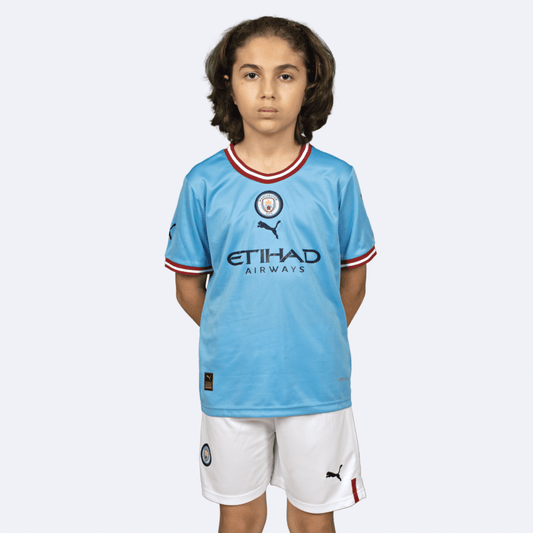 Manchester City 22/23 Kids Home Kit